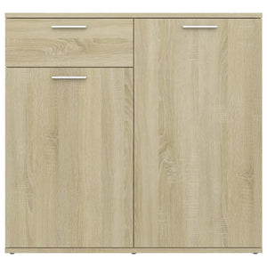 Credenza Rovere Sonoma 80x36x75 cm in Truciolato