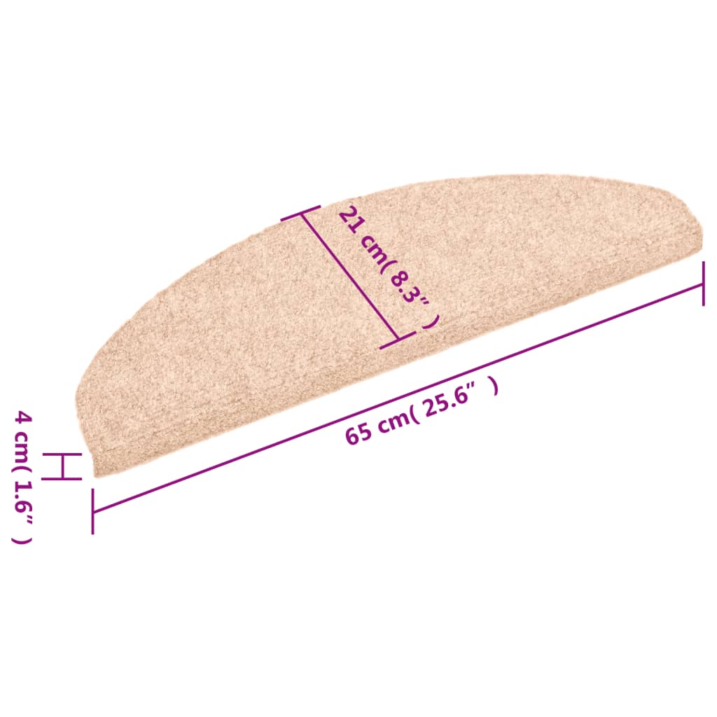 Tappetini Adesivi per Scale 5 pz Marroni 65x21x4 cm Agugliati 149698