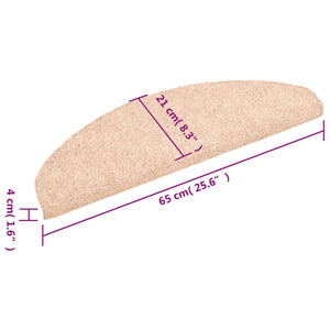 Tappetini Adesivi per Scale 5 pz Marroni 65x21x4 cm Agugliati 149698