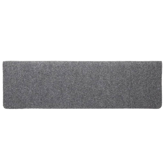 Tappetini per Scale Agugliati 10 pz 65x25 cm Grigio Chiaro cod mxl 62163