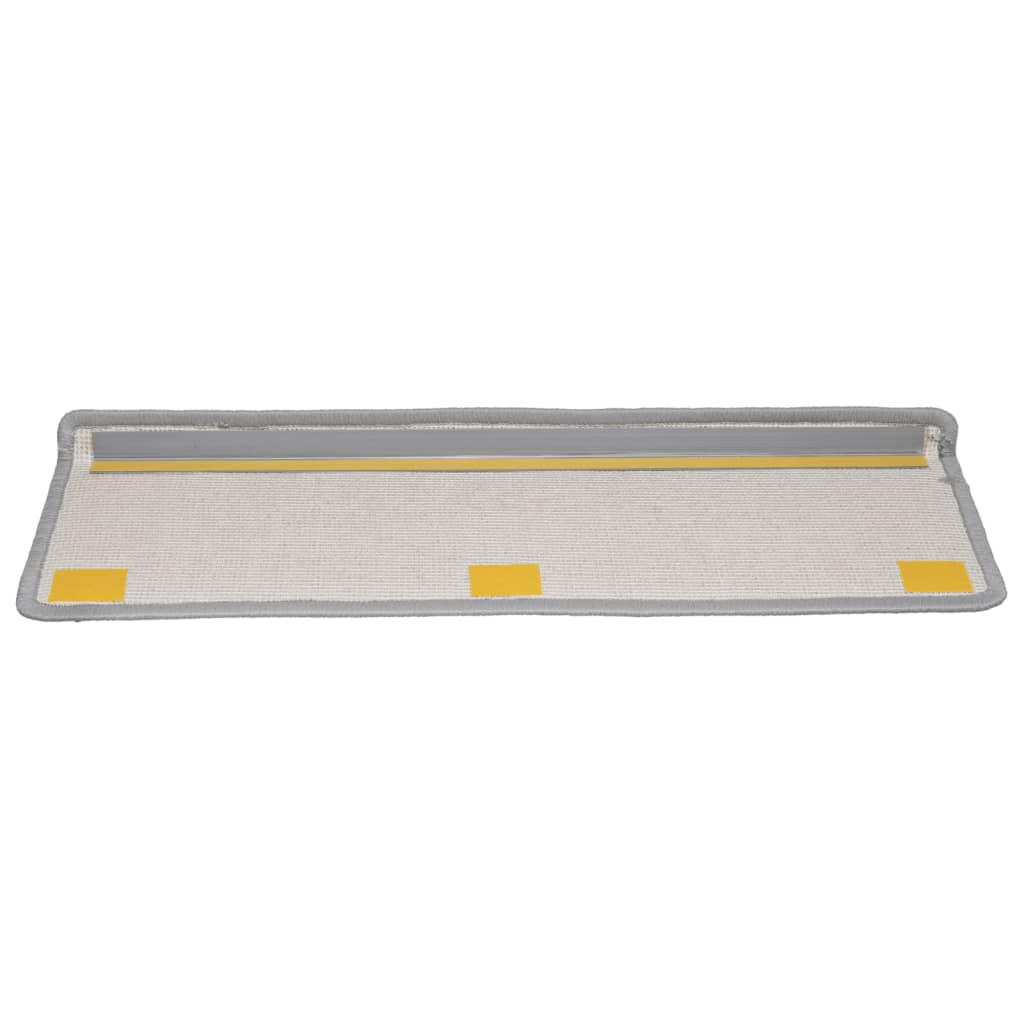 Tappetini per Scale 10 pz 65x21x4 cm Grigio 149815