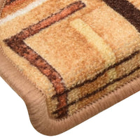 Tappetini per Scale Autoadesivi 5 pz 65x21x4 cm Beige 149832