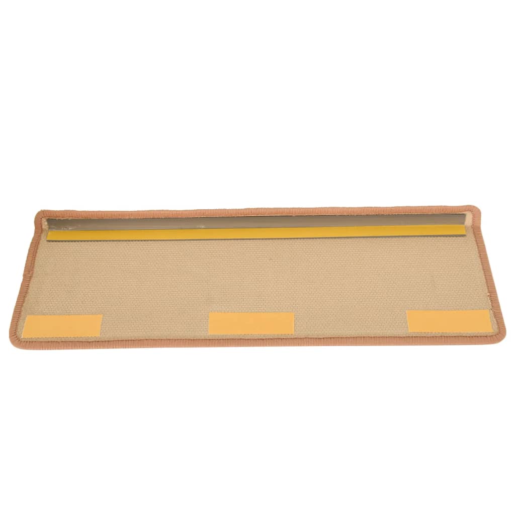 Tappetini per Scale Autoadesivi 5 pz 65x21x4 cm Beige 149840