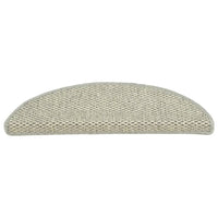 Tappeti Autoadesivi Scale Aspetto Sisal 15 pz 65x25cm Grigi cod mxl 69110