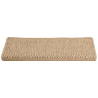 Tappeti Autoadesivi Scale Aspetto Sisal 15 pz 65x21x4 cm Sabbia 326891