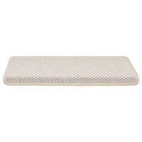 Tappeti Autoadesivi Scale Aspetto Sisal 15 pz 65x21x4 cm Crema 326893