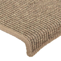 Tappetini Autoadesivi per Scale 15 pz Beige Scuro 65x25 cm cod mxl 76352