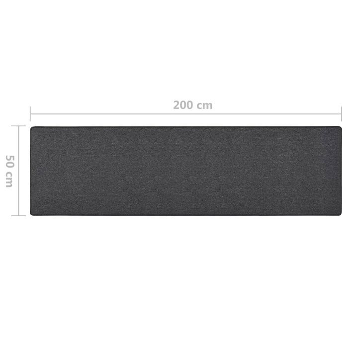 Tappeto Corsia Antracite 50x200 cm cod mxl 71473