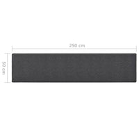 Tappeto Corsia Antracite 50x250 cm 326961