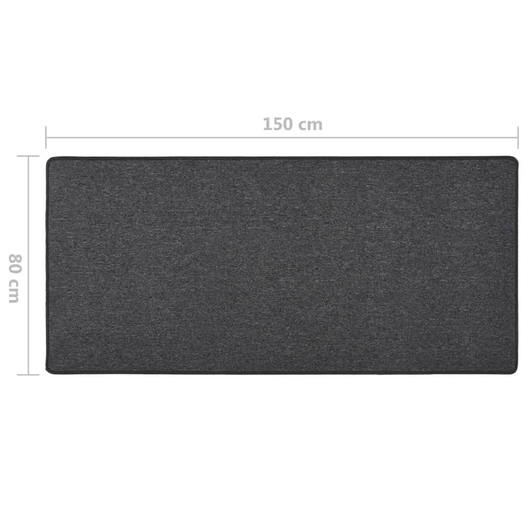 Tappeto Corsia Antracite 80x150 cm cod mxl 69684