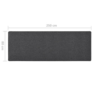 Tappeto Corsia Antracite 80x250 cm cod mxl 64648