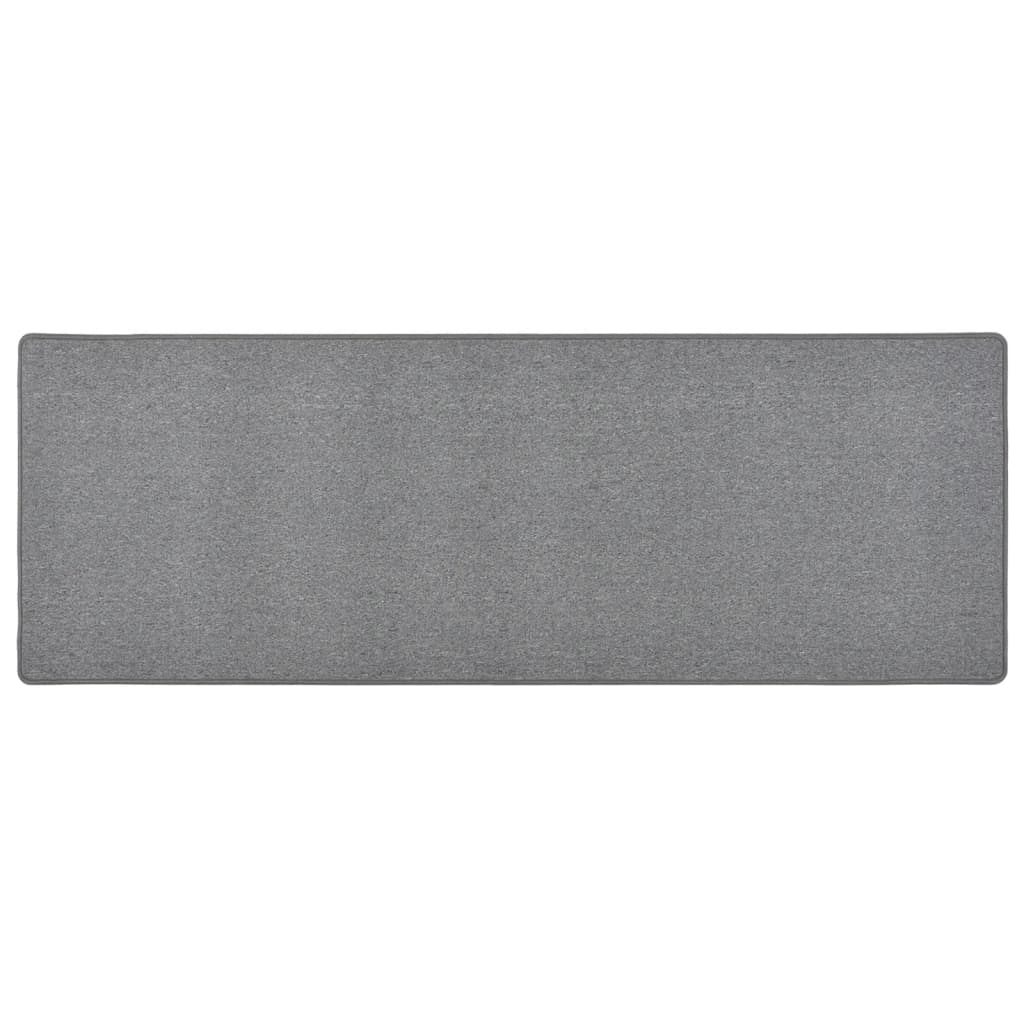 Tappeto Corsia Grigio Scuro 50x150 cm 326969