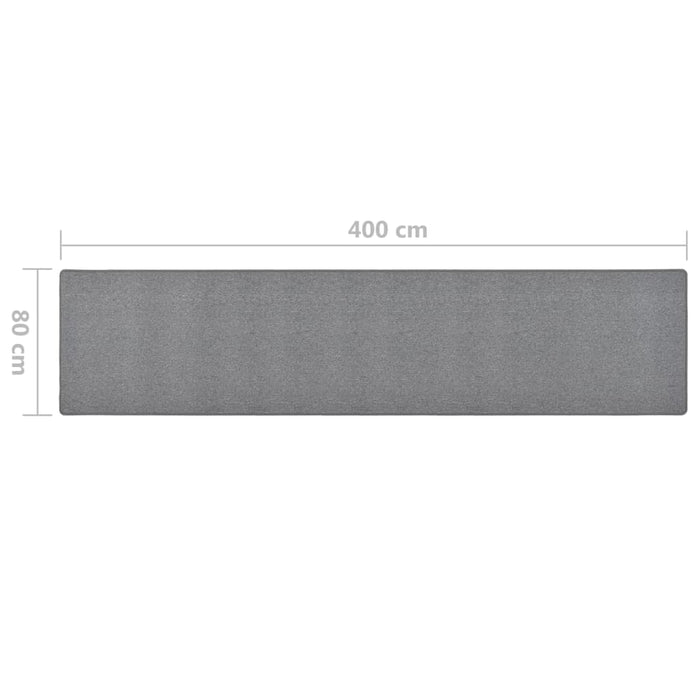 Tappeto Corsia Grigio Scuro 80x400 cm cod mxl 71194