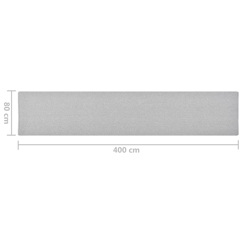 Tappeto Corsia Grigio Chiaro 80x400 cm cod mxl 65148