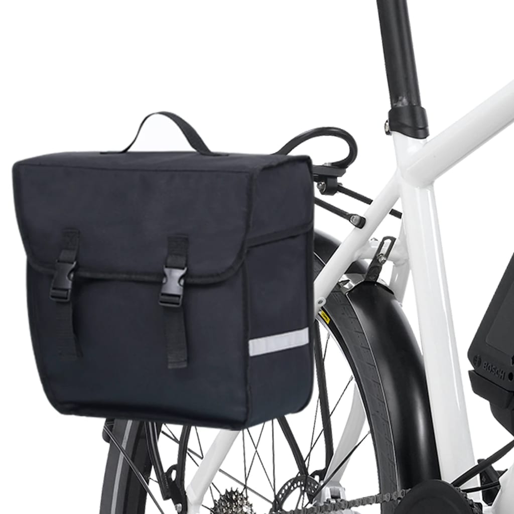 Borsa Singola Bicicletta Impermeabile per Portapacchi 21 L Nero 93252