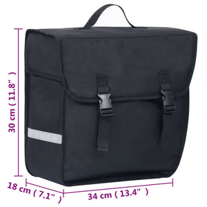 Borsa Singola Bicicletta Impermeabile per Portapacchi 21 L Nero 93252