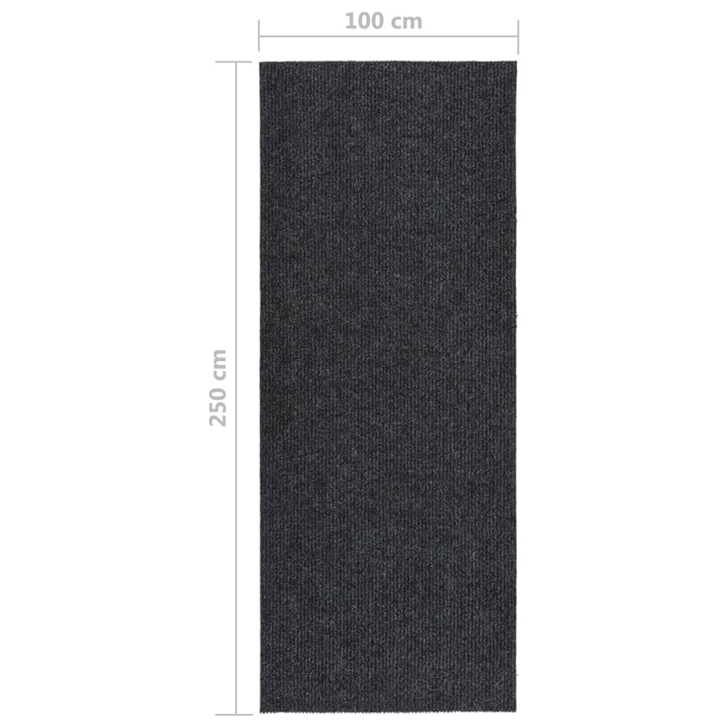 Tappeto Corsia Acchiappa Polvere 100x250 cm Antracite cod mxl 71699