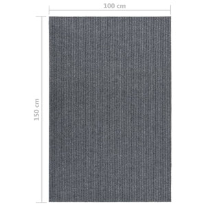 Tappeto Corsia Acchiappa Polvere 100x150 cm Grigio cod mxl 73295