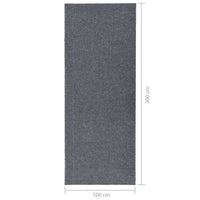 Tappeto Corsia Acchiappa Polvere 100x300 cm Grigio cod mxl 57829