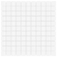 Piastrelle Mosaico 11 pz Bianco 30x30 cm in Vetro 327311