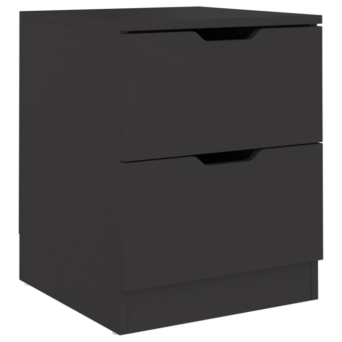 Comodino Nero 40x40x50 cm in Truciolato cod mxl 30169