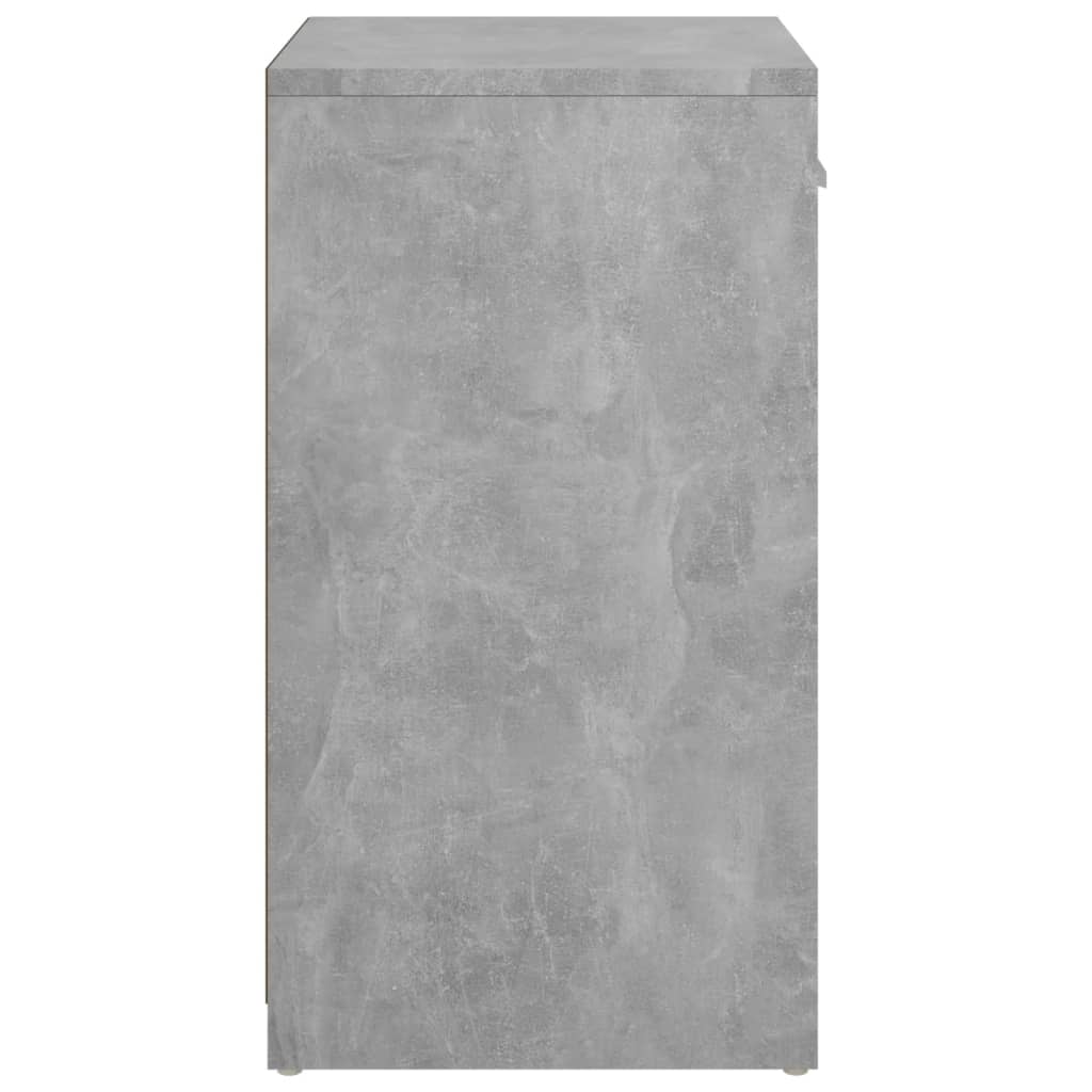 Panca Portascarpe Grigio Cemento 94,5x31x57 cm in Truciolato cod mxl 55370