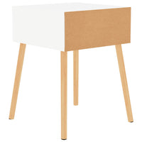 Comodini 2 pz Bianco Lucido 40x40x56 cm in Truciolato 326808