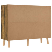 Credenza Rovere Fumo 90x30x72 cm in Truciolato 326821