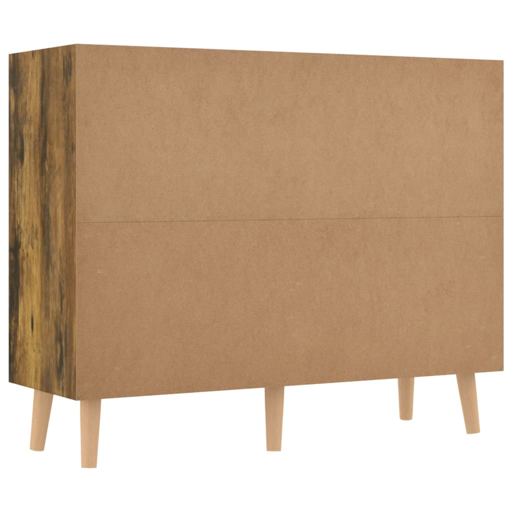 Credenza Rovere Fumo 90x30x72 cm in Truciolato cod mxl 17803