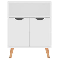 Credenza Bianca 60x30x72 cm in Legno Multistrato 326822