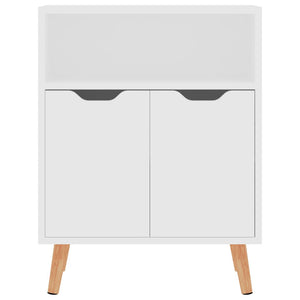 Credenza Bianca 60x30x72 cm in Legno Multistrato 326822