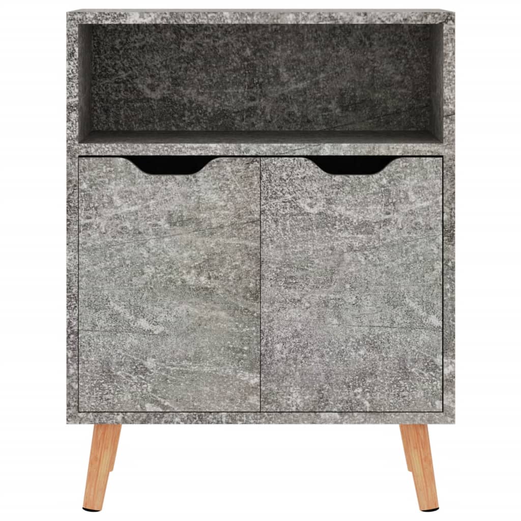 Credenza Grigio Cemento 60x30x72 cm in Truciolato