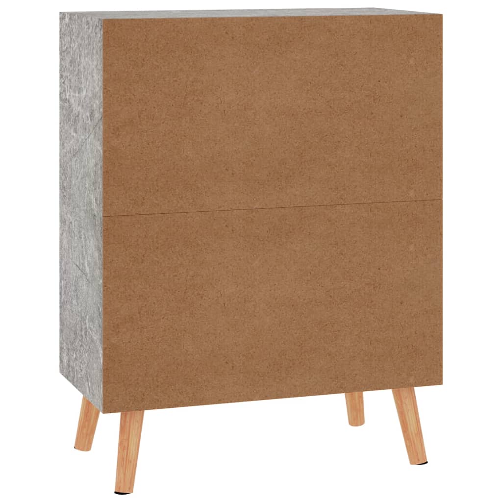 Credenza Grigio Cemento 60x30x72 cm in Truciolato