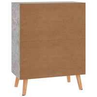 Credenza Grigio Cemento 60x30x72 cm in Truciolato 326826