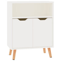 Credenza Bianco Lucido 60x30x72 cm in Truciolato cod mxl 12278