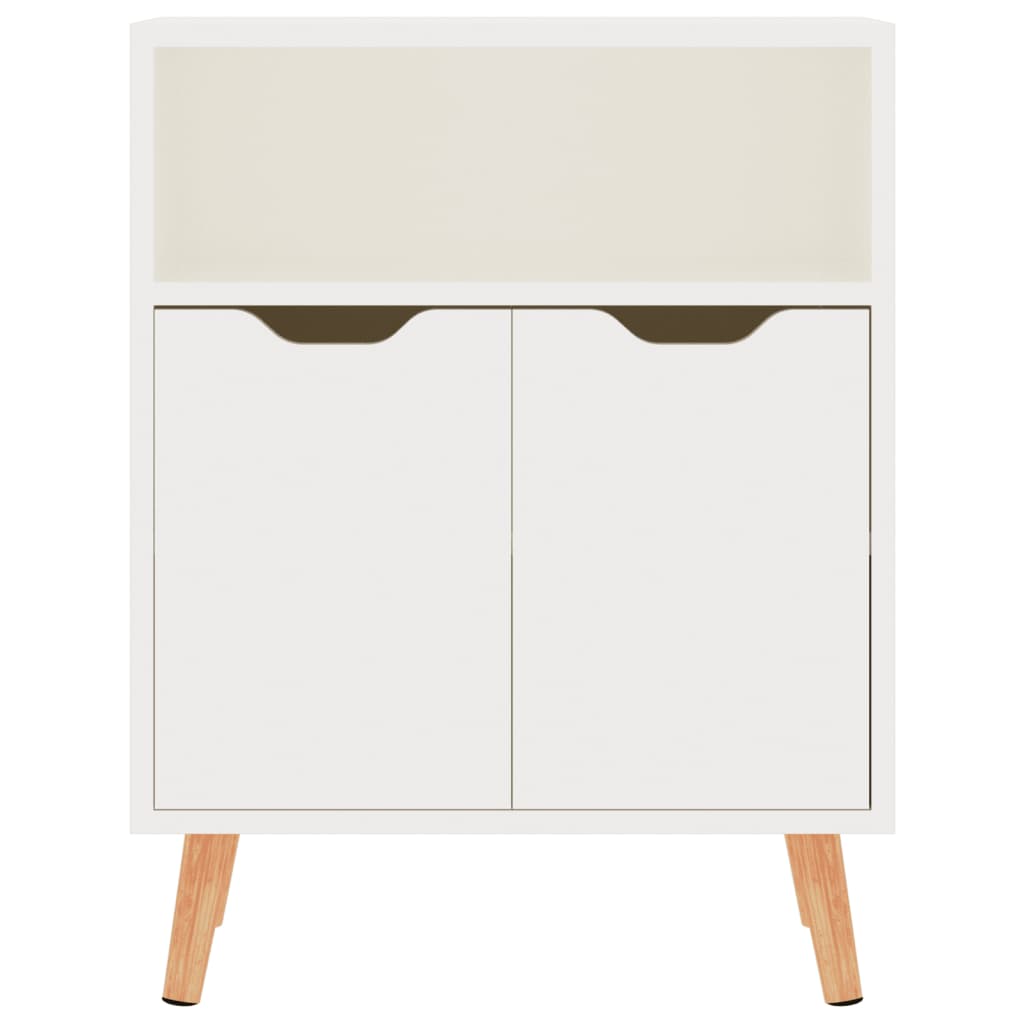 Credenza Bianco Lucido 60x30x72 cm in Truciolato cod mxl 12278