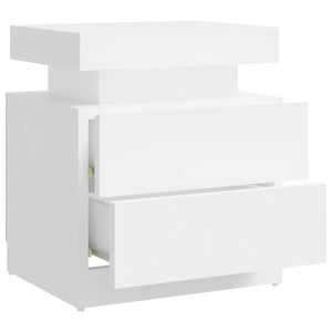 Comodino Bianco 45x35x52 cm in Truciolato cod 10369