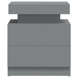 Comodino Grigio 45x35x52 cm in Truciolato cod mxl 58732