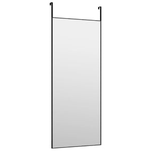 Specchio da Porta Nero 40x100 cm in Vetro e Alluminio cod mxl 41907