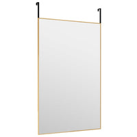 Specchio da Porta Oro 50x80 cm in Vetro e Alluminio cod mxl 67489