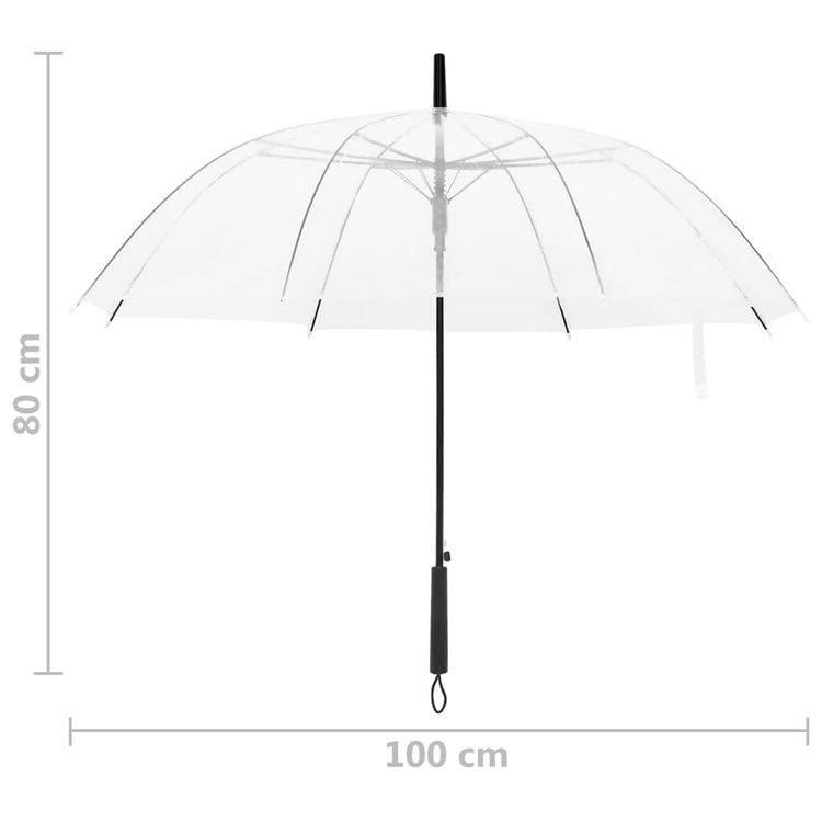 Ombrello Trasparente 100 cm 149135