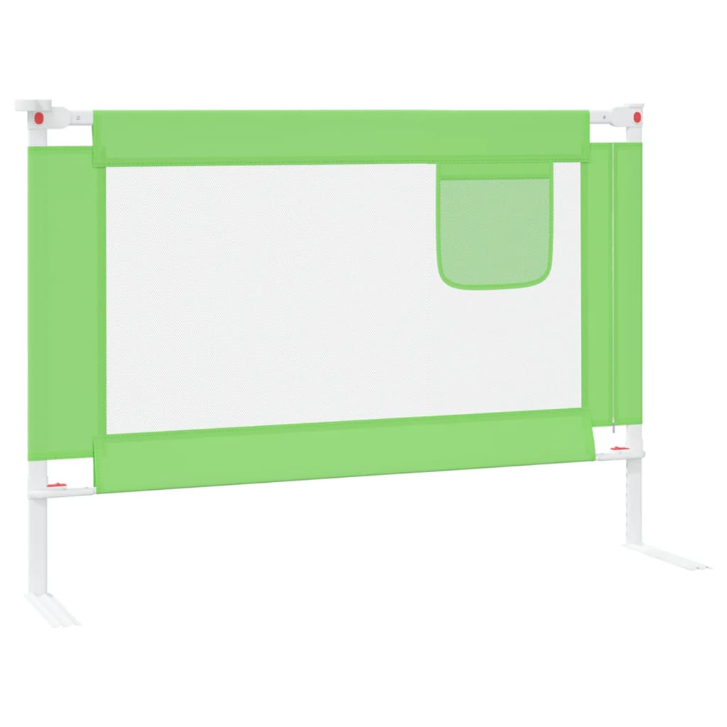 Sponda Letto di Sicurezza per Bambini Verde 90x25 cm in Tessuto cod mxl 75653