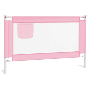 Sponda Letto di Sicurezza per Bambini Rosa 120x25 cm in Tessuto cod mxl 68901