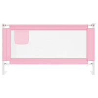 Sponda Letto di Sicurezza per Bambini Rosa 160x25 cm in Tessutocod mxl 129366