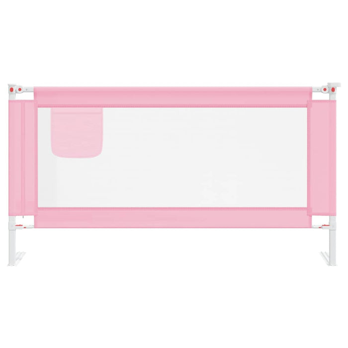 Sponda Letto di Sicurezza per Bambini Rosa 160x25 cm in Tessutocod mxl 129366