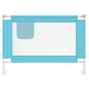 Sponda Letto di Sicurezza per Bambini Blu 90x25 cm in Tessuto 10207