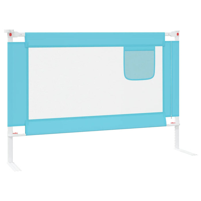 Sponda Letto di Sicurezza per Bambini Blu 100x25 cm in Tessuto cod mxl 70946