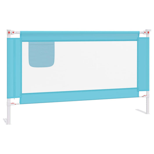 Sponda Letto di Sicurezza per Bambini Blu 140x25 cm in Tessuto cod mxl 76455