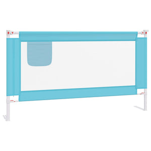 Sponda Letto di Sicurezza per Bambini Blu 150x25 cm in Tessuto 10211