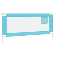 Sponda Letto di Sicurezza per Bambini Blu 190x25 cm in Tessuto 10214